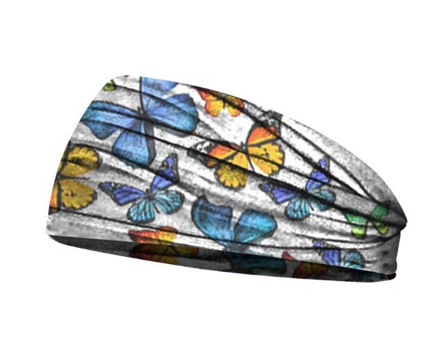 Floral Silk Yoga Hairband
