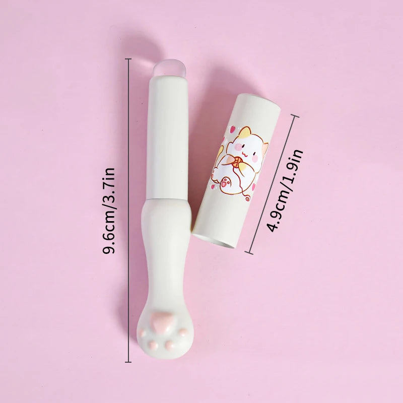 Silicone Lip Brush With Cover Angled Concealer Brushes Lip Balm Lip Gloss Angled Head Concealer Brushes Cat Paw Make Up Brushes
