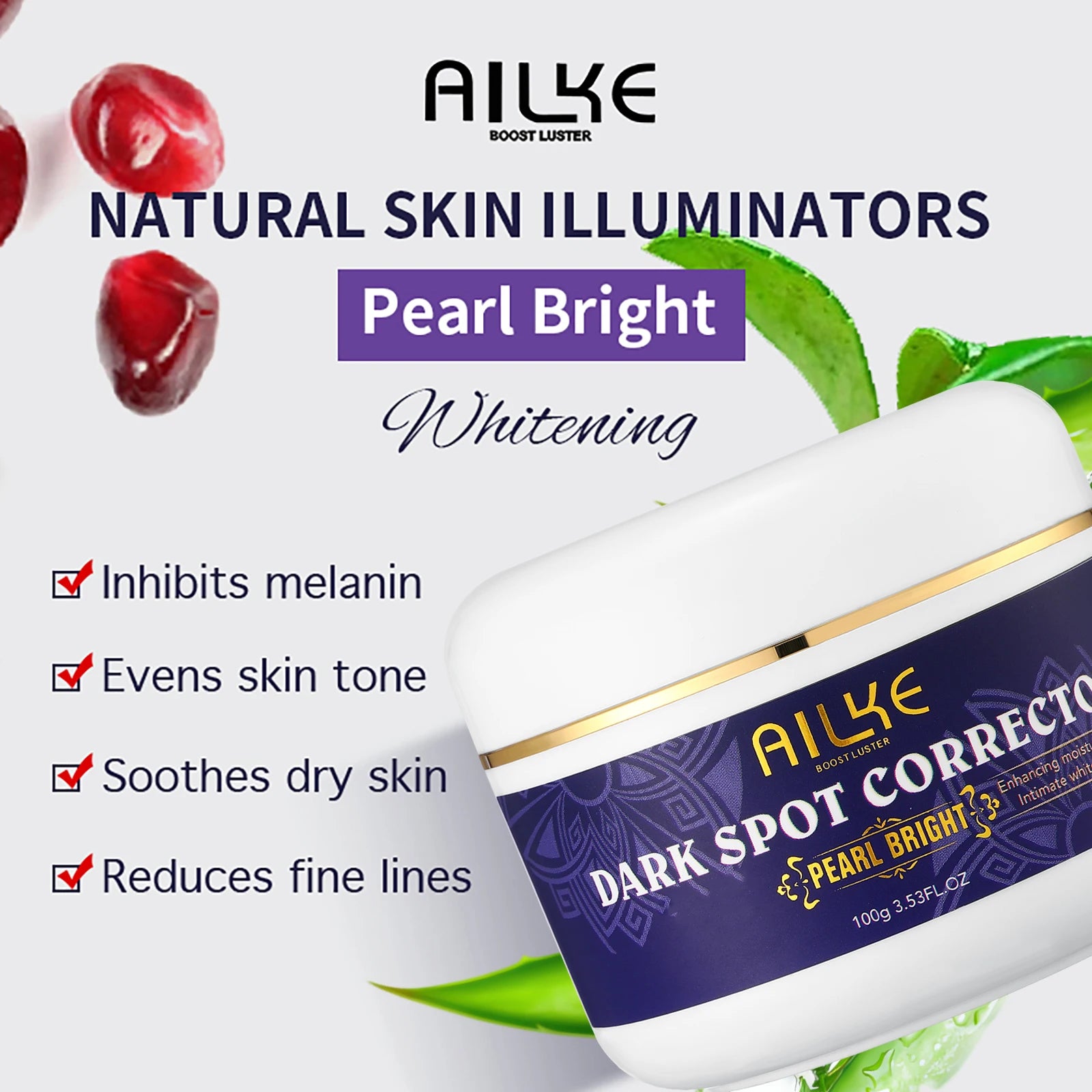 AILKE Glutathione Dark Spot Remover Cream — Face, Underarms, Elbows & Body