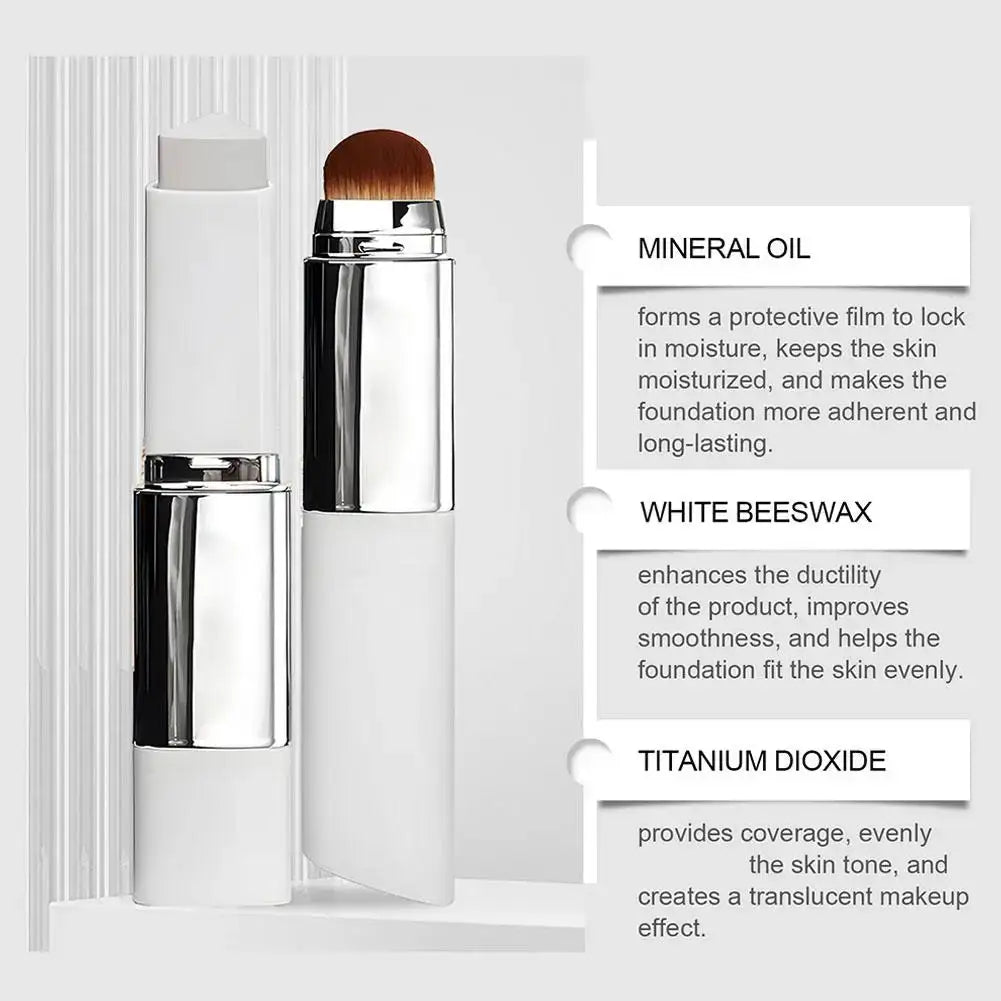 Color-changing foundation providing seamless skin tone adaptation for flawless makeup application