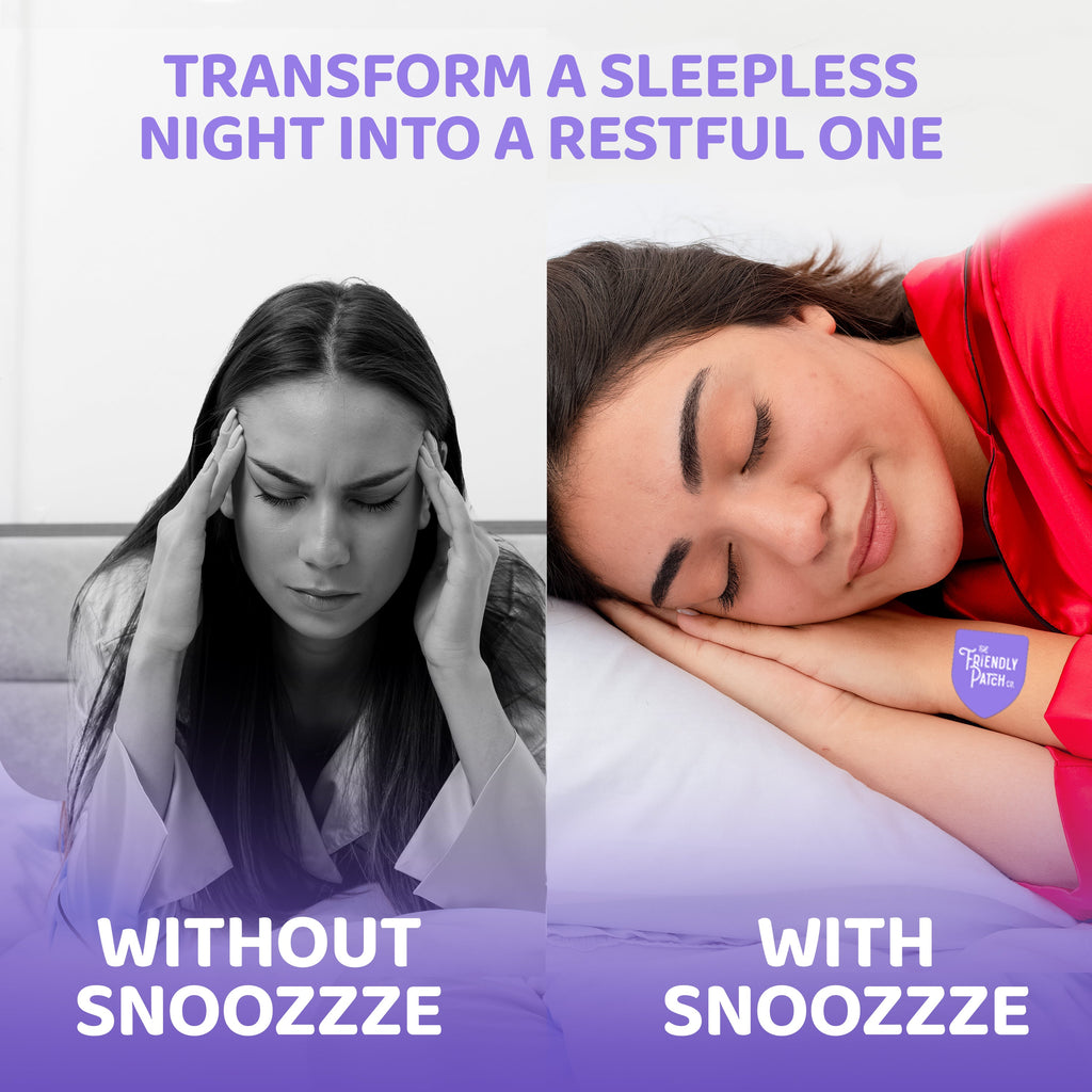 Snooze Sleep Patches: Melatonin, Ashwagandha & Magnesium - 28 Patches
